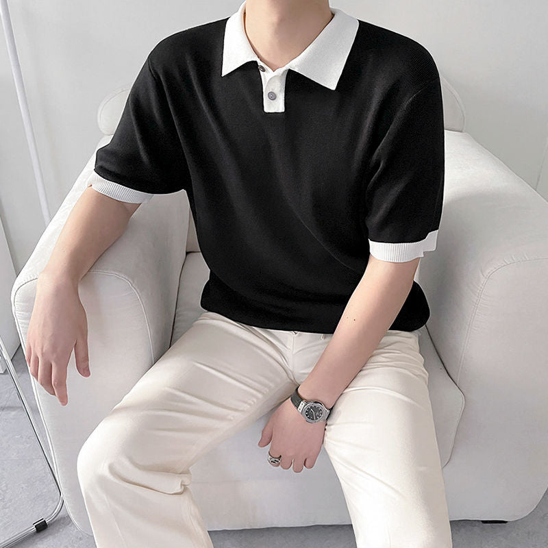 Torpgaard™ |  Poloshirt med løse ærmer til mænd