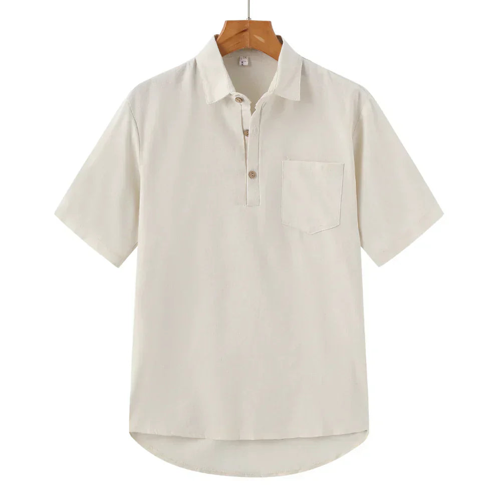 Torpgaard™ |  Poloshirt i hør