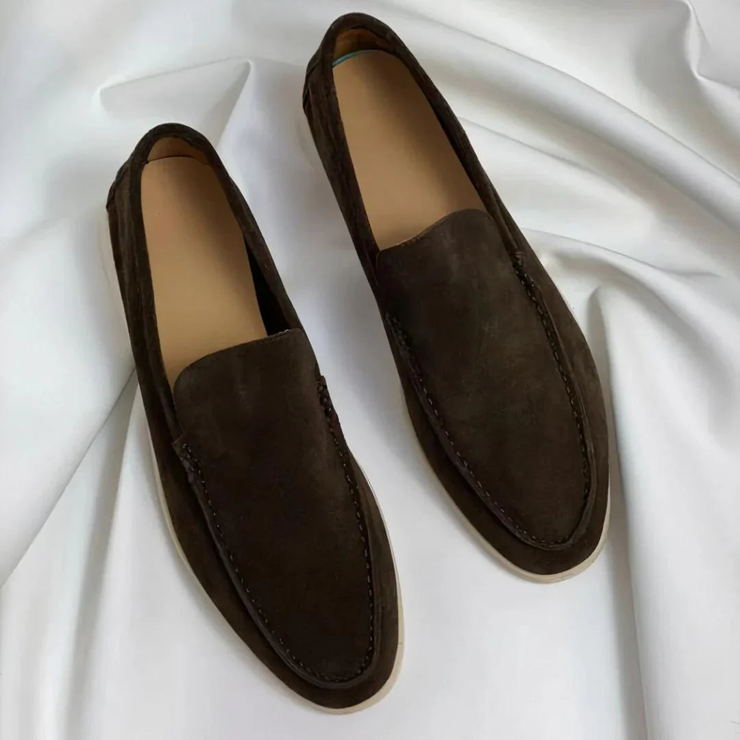 Elegante ruskind loafers