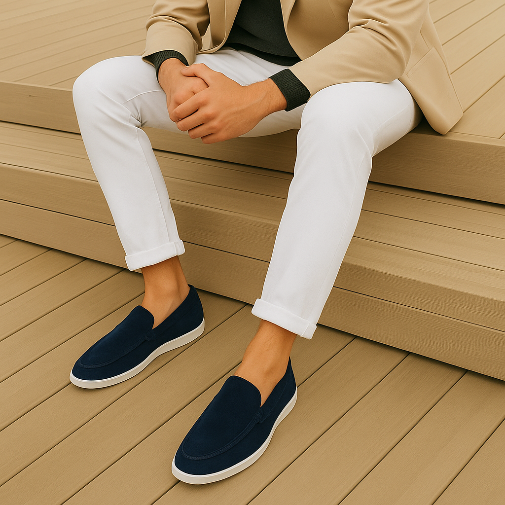 Elegante ruskind loafers
