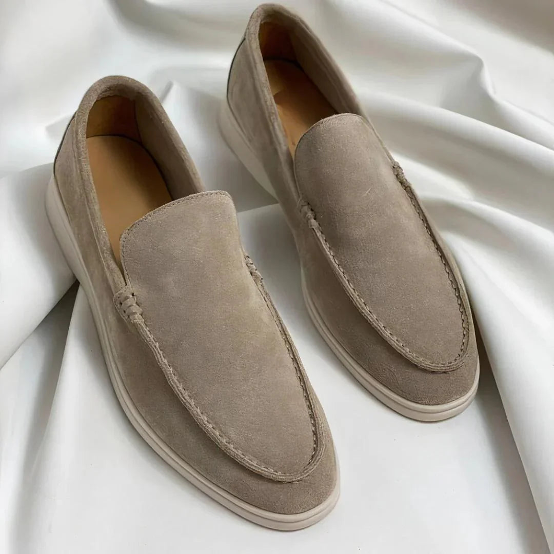 Elegante ruskind loafers