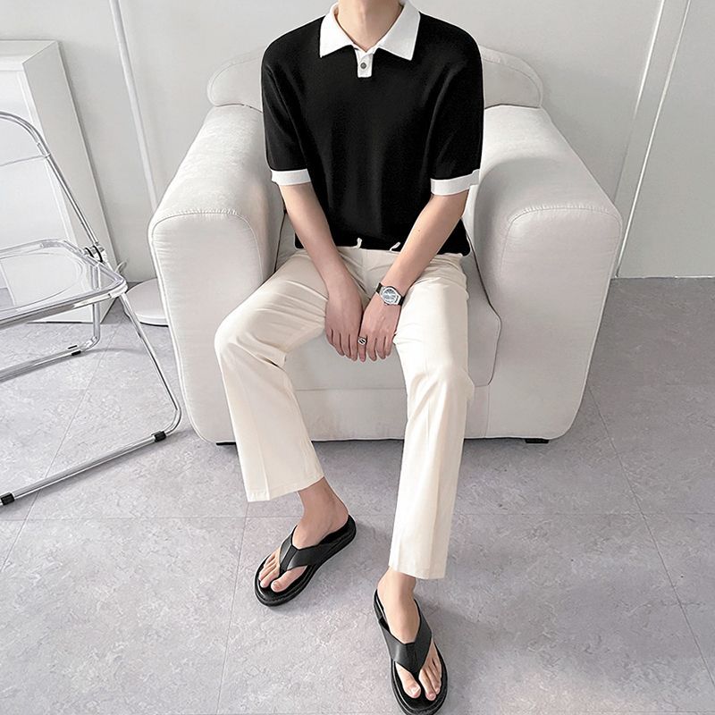 Torpgaard™ |  Poloshirt med løse ærmer til mænd