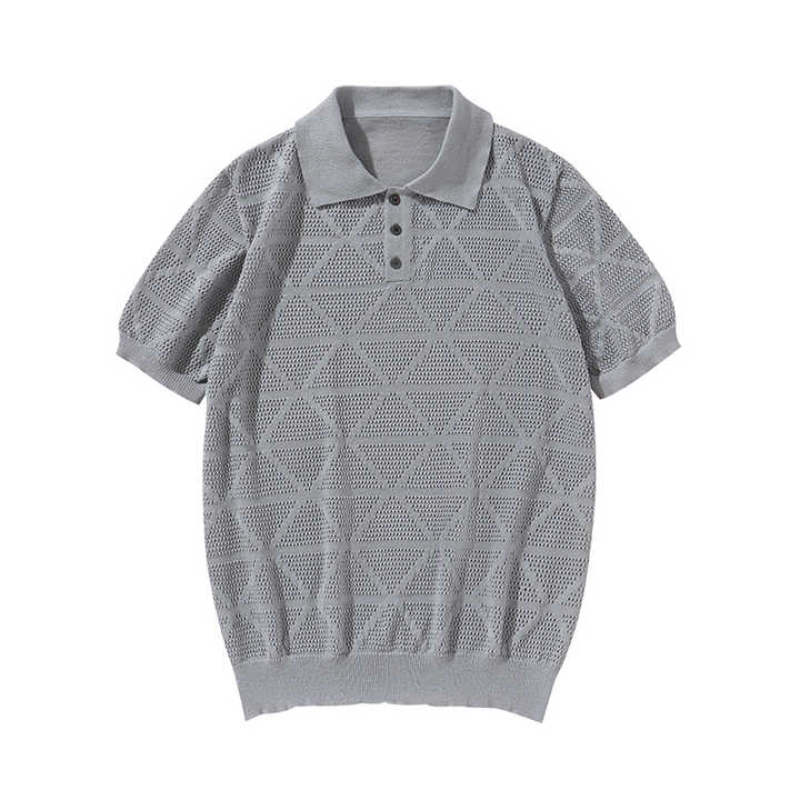 Torpgaard™ |  Strikket poloshirt