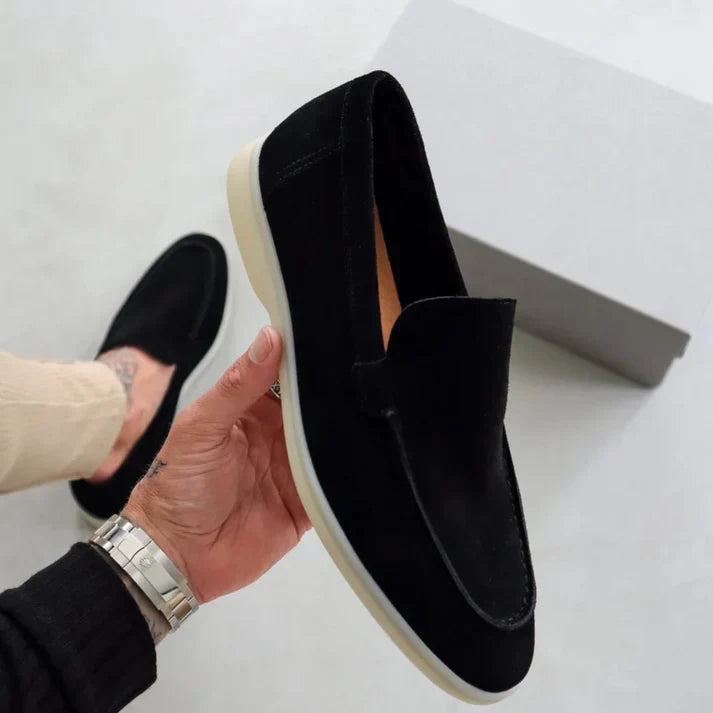 Elegante ruskind loafers